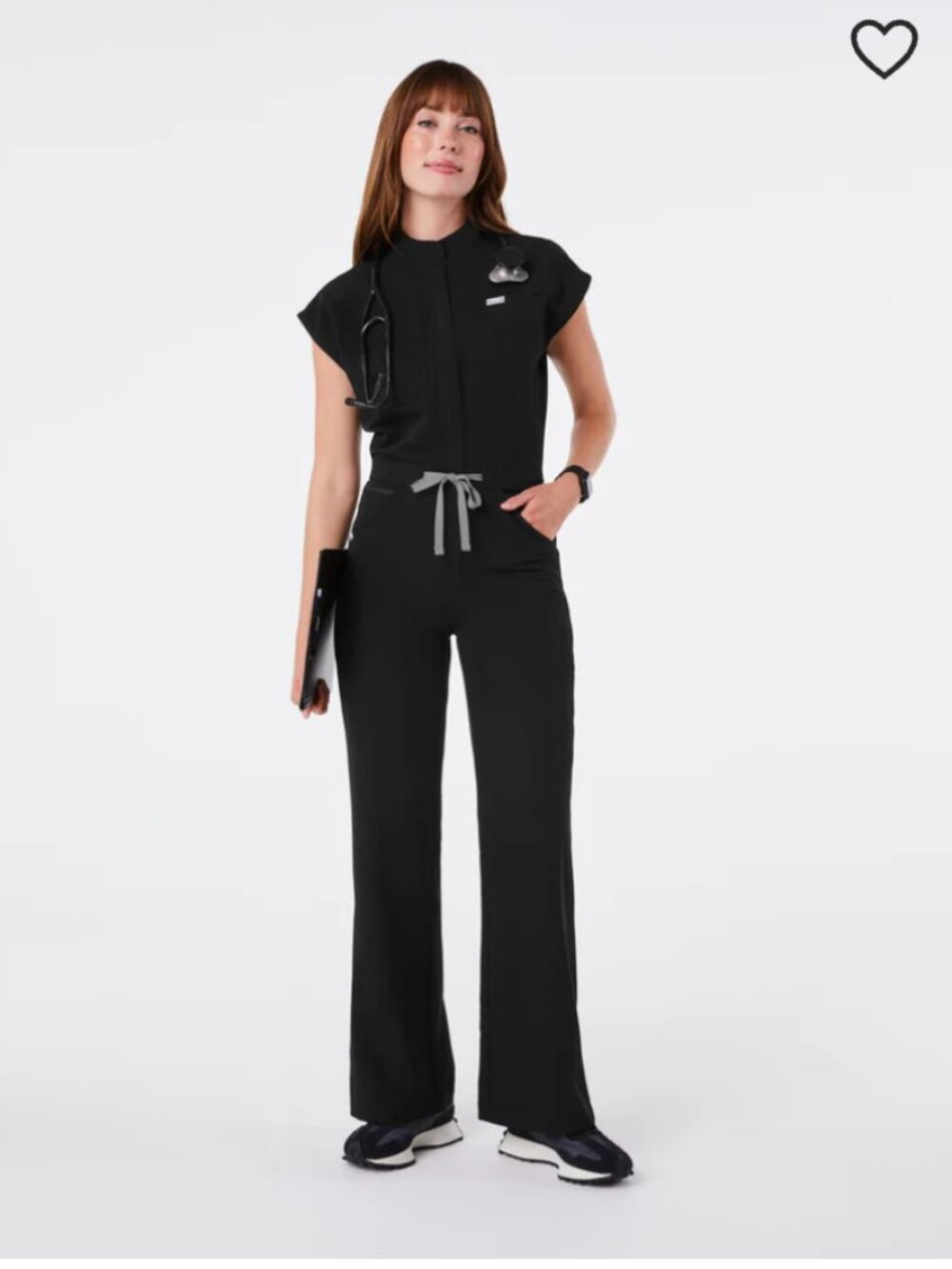 Figs rafaela wide leg scrub jumpsuit